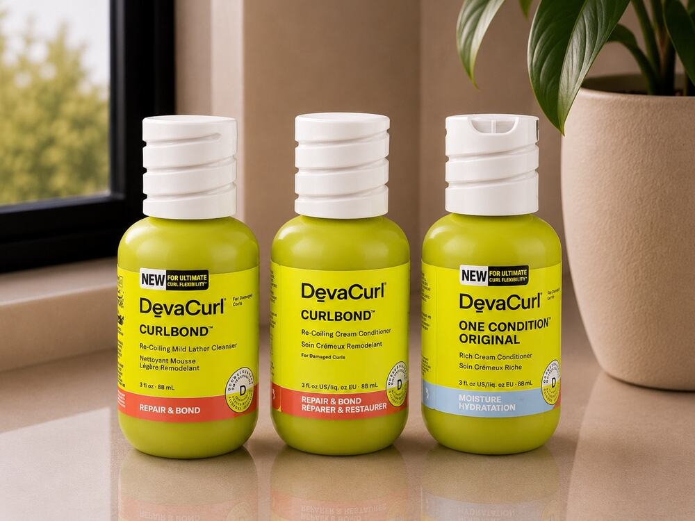$48 DevaCurl Curly Hair Care Bundle 3pc CurlBond